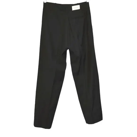 B2 Auth GUCCI Black Wool Faux Slash Pocket Straight Dress Pants Size 40 US 4/6 - Picture 2 of 8